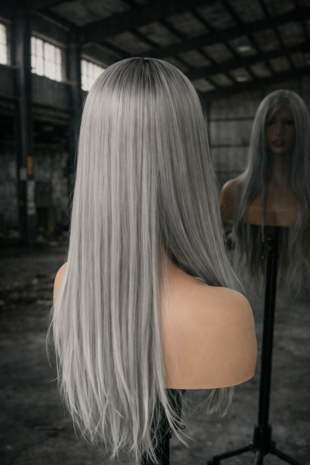 Silver Gray Wig
